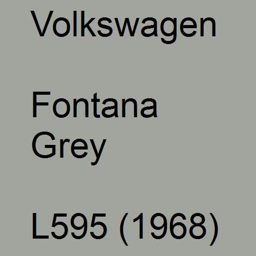 Volkswagen, Fontana Grey, L595 (1968).